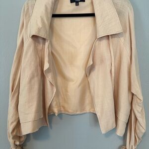 Lulu's light pink jacket